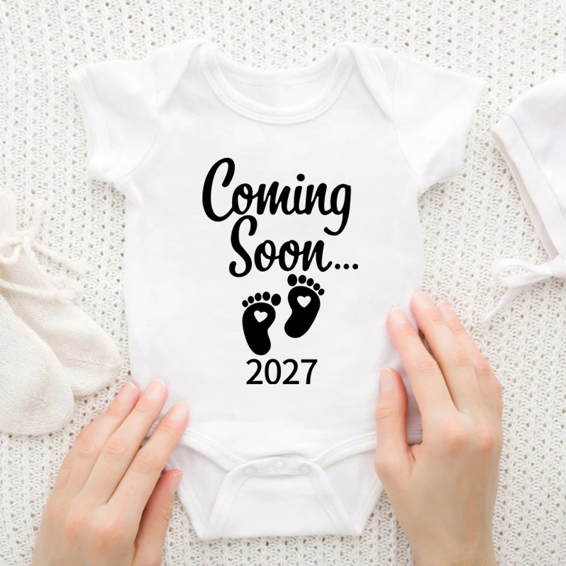 Baby Clothing Gender Neutral - New Baby Coming Soon 2027 Announcement