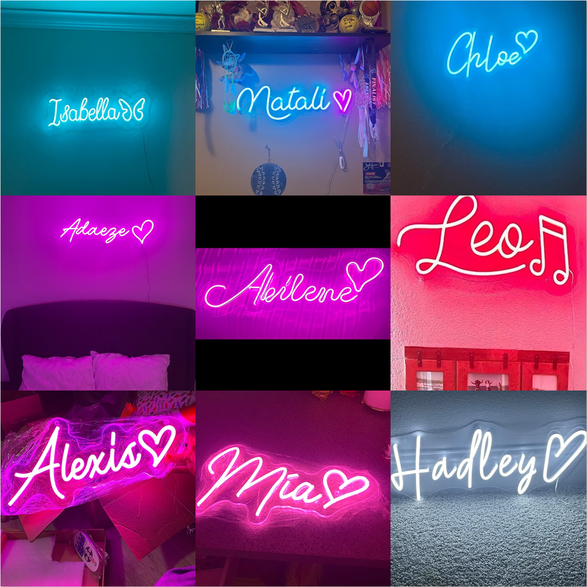 Baby Shop Clothing - Custom Neon Sign Led Light,Kid's Name