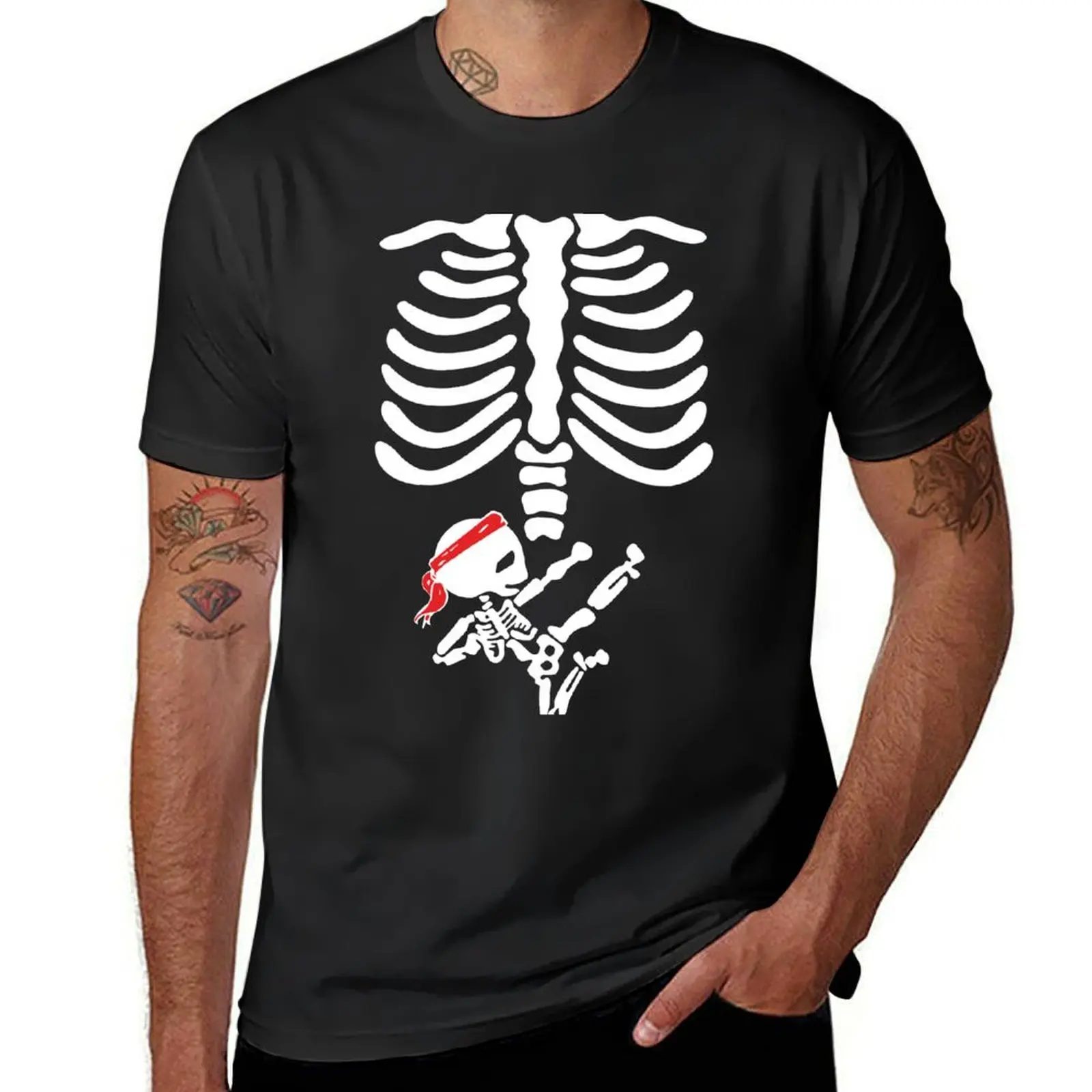 Baby Shop Clothing - T-shirt short sleeve，Cute Pregnancy Announcement Skeleton