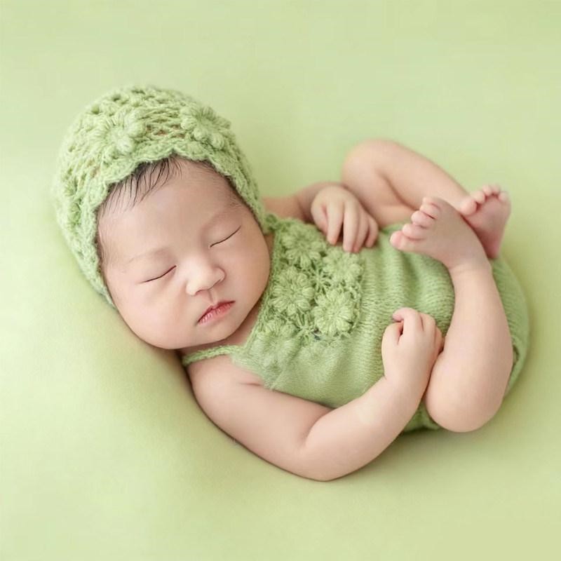 Baby Clothing Newborn - 2026Newborn mohair romper photography props,baby handmade
