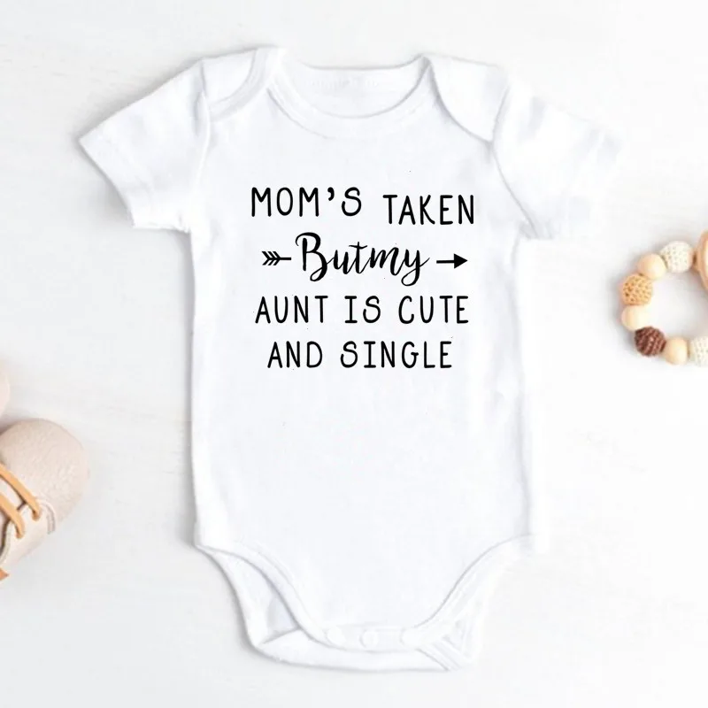Baby Clothing Gender Neutral - My Aunt Is Cute and Single