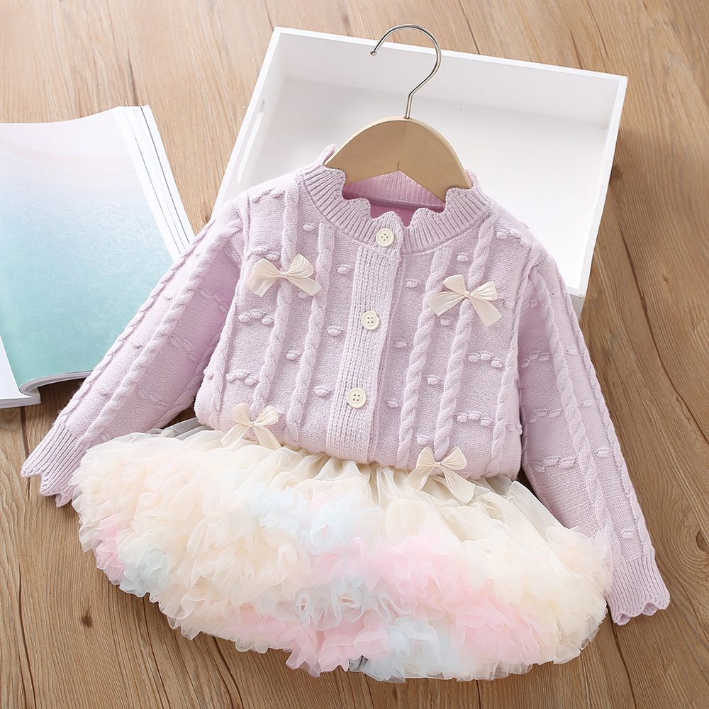 Baby Clothing Bundles - 0-6-year-old baby girl clothes spring cute