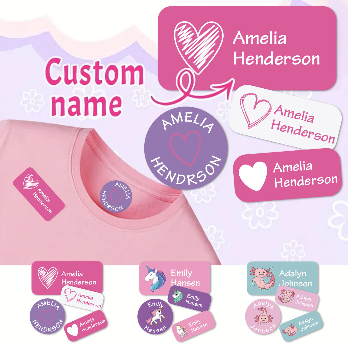 2 Sheets 140PCS Personalized N - Baby Clothing Items Names recensie en prijs