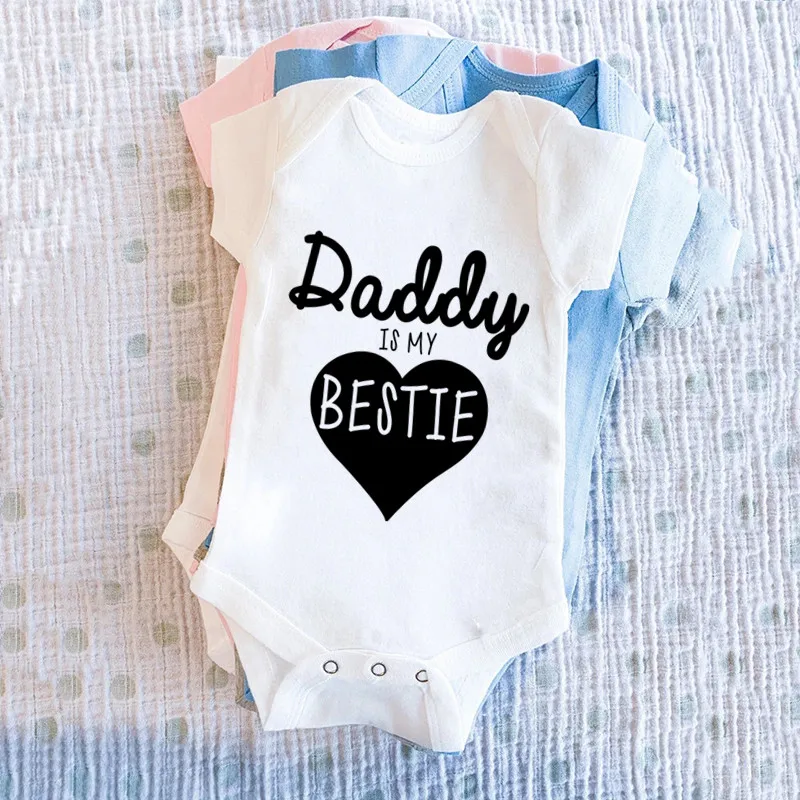 Daddy Is My Bestie Cute Baby B - Baby Clothing Gender Neutral recensie en prijs