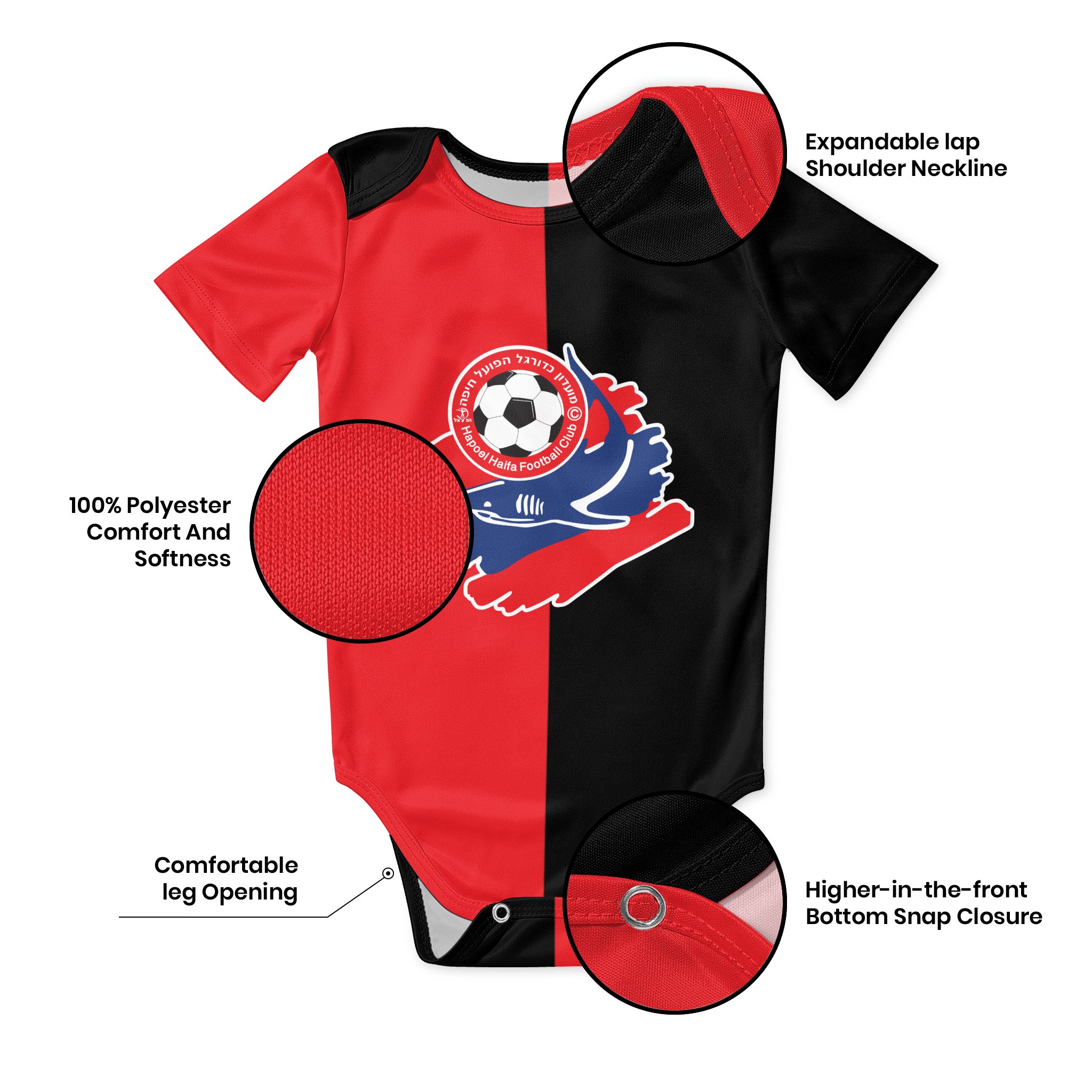 Hapoel Haifa Baby Bodysuit Uni - Baby Clothing Newborn recensie en prijs
