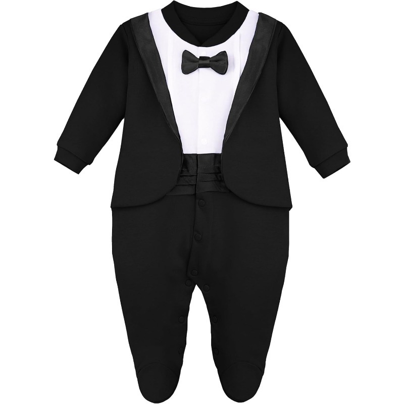 Newborn Boy Gentleman Tuxedo F - Baby Sleep Suit recensie en prijs