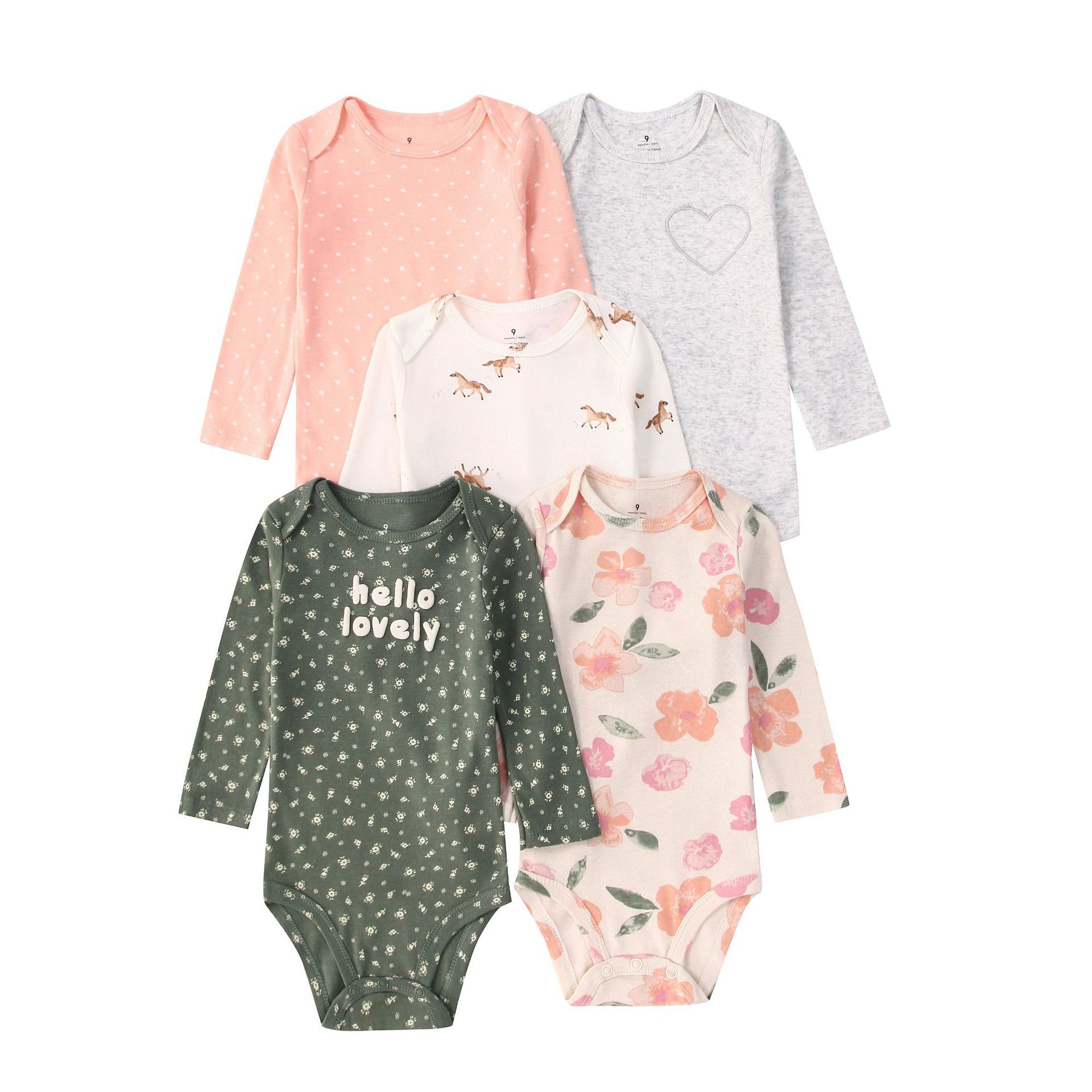 Newborn Baby Bodysuit Cotton 5 - Baby Clothing Gender Neutral recensie en prijs