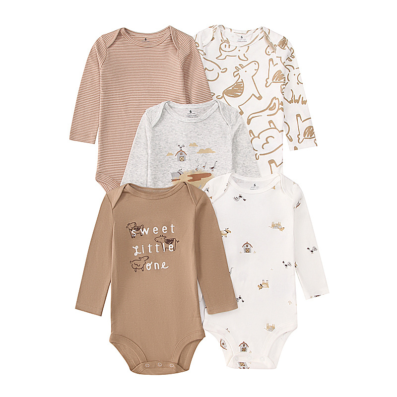 Newborn Baby Bodysuit Cotton 5 - Baby Clothing Gender Neutral recensie en prijs