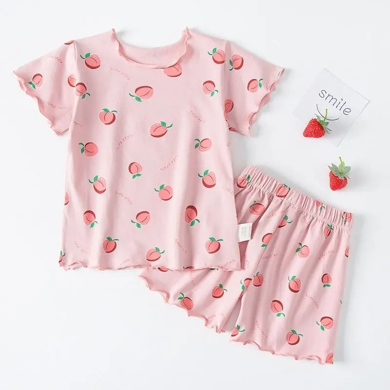 Girls Summer Pajama Set Strawb - Baby Sleep Suit recensie en prijs