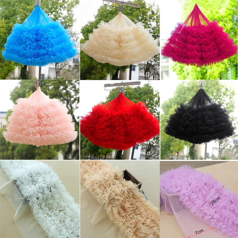 50cm/Piece 28CM Wide Pleated R - Baby Clothing Bundles recensie en prijs