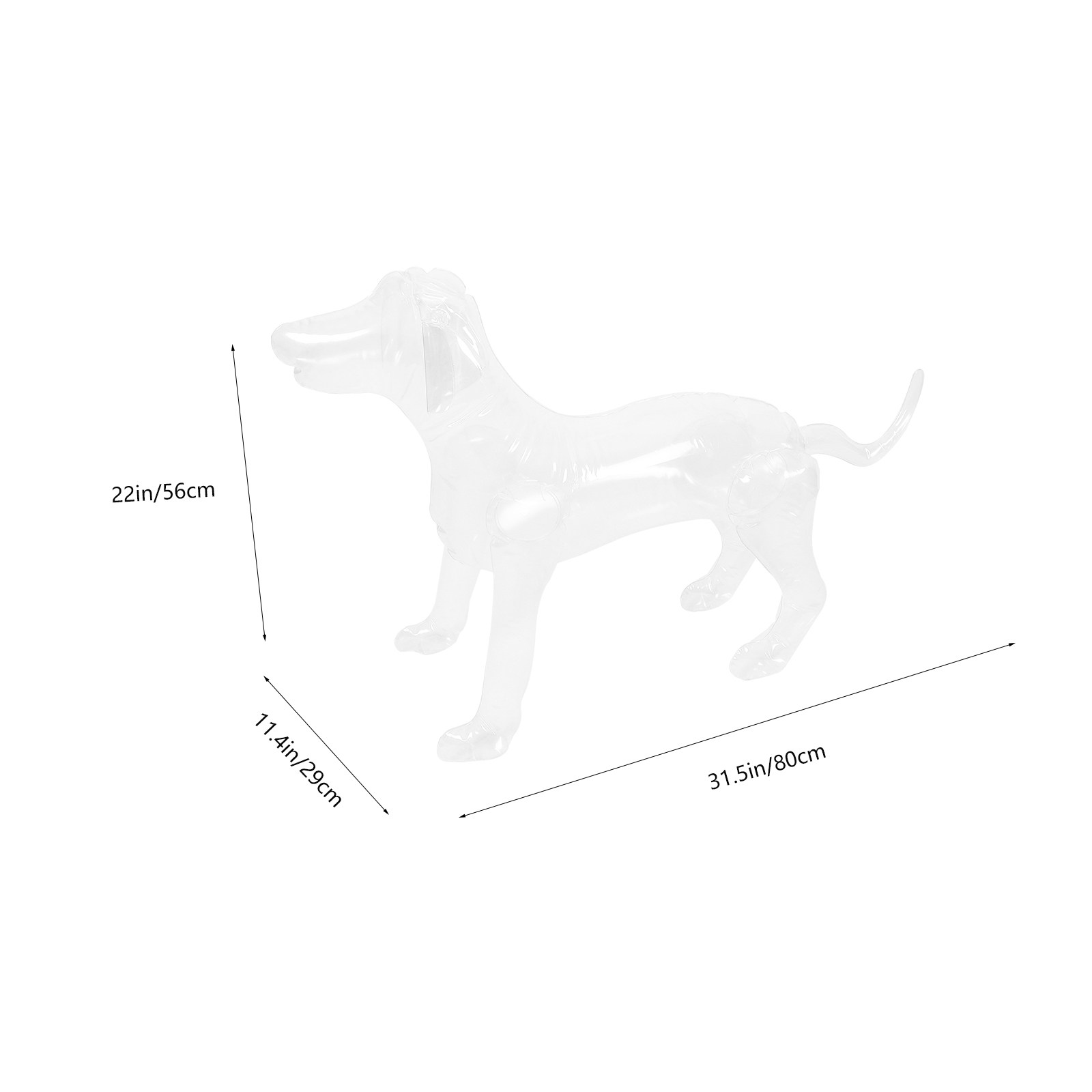 Inflatable Dog Clothes Mannequ - Baby Shop Clothing recensie en prijs