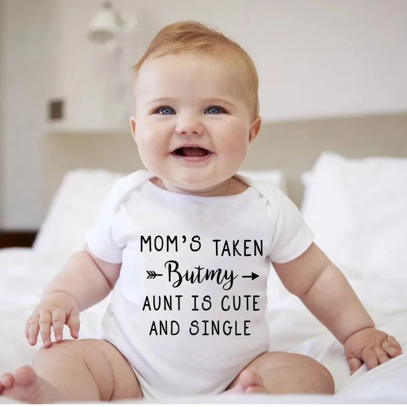 My Aunt Is Cute and Single Fun - Baby Clothing Gender Neutral recensie en prijs